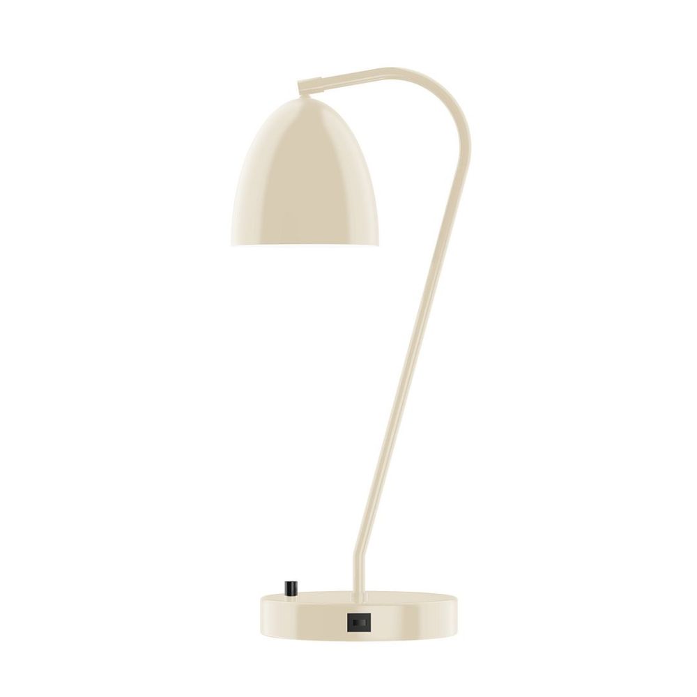 Montclair Lightworks TLC417-16-L10 23" J-series Led Table Lamp, Cream